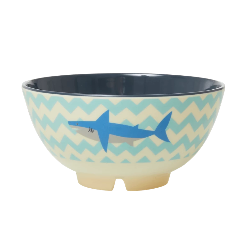 Shark Print Melamine Bowl Rice DK